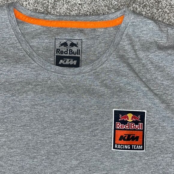Gray NWOT men’s Red Bull KTM Racing Team T shirt 3X-Large (XL men’s) new no tags - Picture 1 of 6